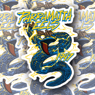 Parramatta Eels Electric Eel Mascot decal