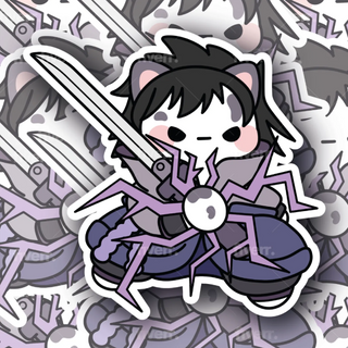 Sasuke Uchiha Kawaii Critter Decal