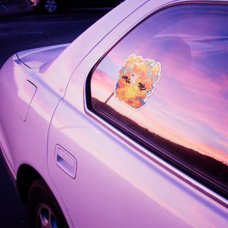 Water & UV Resistant Premium Laminated Outdoor/Indoor Decal/Sticker suitable for car, laptop, bottle, phone and diary.