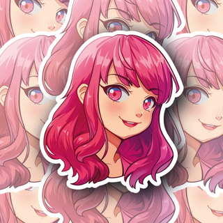 Hina the Smiling Friend premium decal