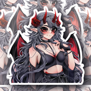Tsuno the Satanic Goth decal