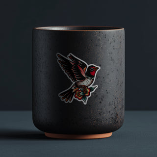 Neo Traditional Red Sparrow