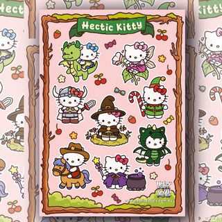 Hectic Kitty - Edition #4 cute decal