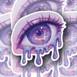 Psychadelic Trippy Eyeball Edition #2 premium vinyl decal