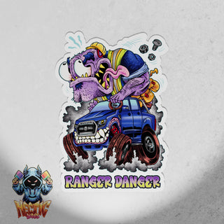 Ratfink Tradie Driving a Ford Ranger Like a Psycho Thinking That Because he Owns a Ford Ranger he Owns the Road So he Swerves Between Lanes with no Regard to Any Other Drivers and Then Drives Directly on the Tail of the Car in Front of Him