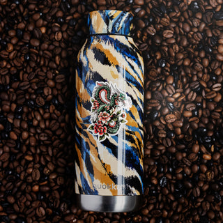 Neo Traditional Green Flower Dragon