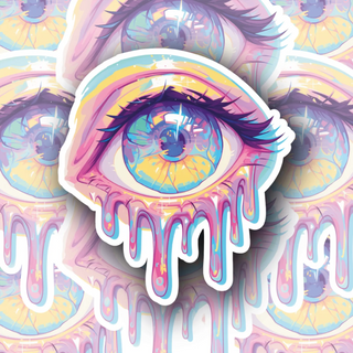 Psychadelic Trippy Eyeball Edition #9 premium vinyl decal