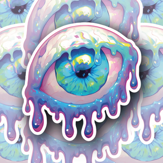 Psychadelic Trippy Eyeball Edition #6 premium vinyl decal
