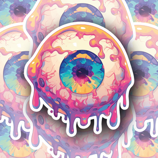 Psychadelic Trippy Eyeball Edition #8 premium vinyl decal