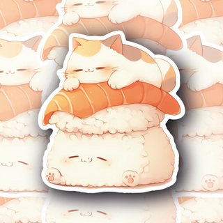 Sushi Cat Edition #4 decal sticker
