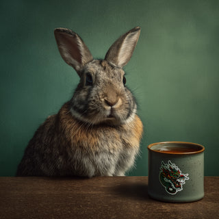 Neo Traditional Green and Red Dragon