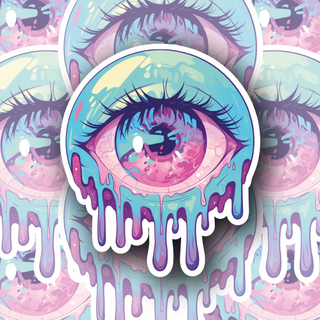 Psychadelic Trippy Eyeball Edition #10 premium vinyl decal