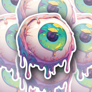 Psychadelic Trippy Eyeball Edition #7 premium vinyl decal