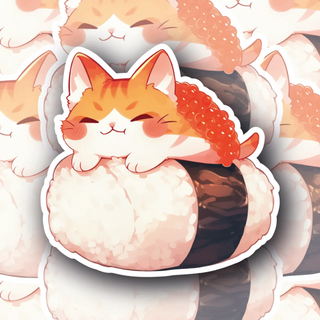 Sushi Cat Edition #1 decal sticker
