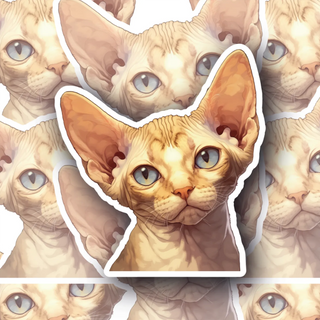 Skating Kitten Decal