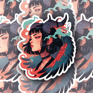 Ravyn Noctira the Horned Assassin Decal