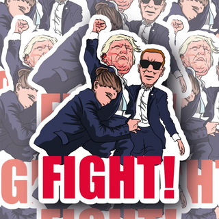 Donald Trump Fight! Edition #2 decal