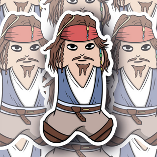 Captain Jack Sparrow Penis Edition Decal