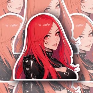 Scarlett Vex Biker Chick premium decal