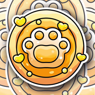 Cute Marmalade Paw decal