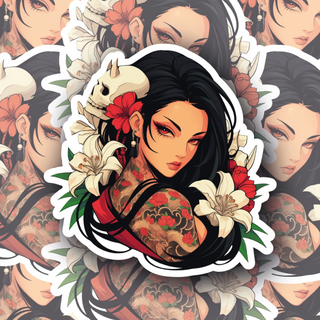 Raven Skullthorn premium quality decal