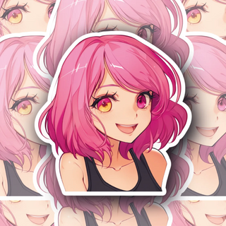 Chika the Smiley premium decal