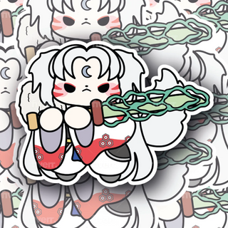 Sesshomaru Kawaii Critter Decal