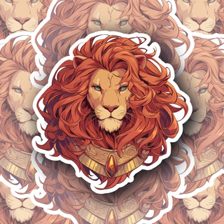 Leo The Majestic Lion premium vinyl decal