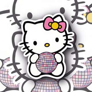 Hello Kitty Disco Edition fun decal