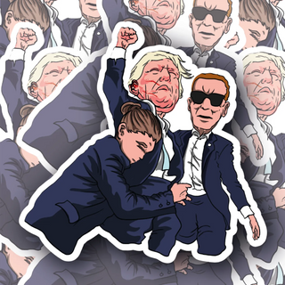 Donald Trump Fight! Edition #4 decal