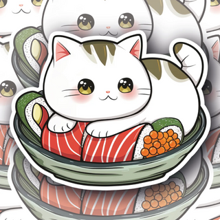 Sushi Cat Edition #9 Decal