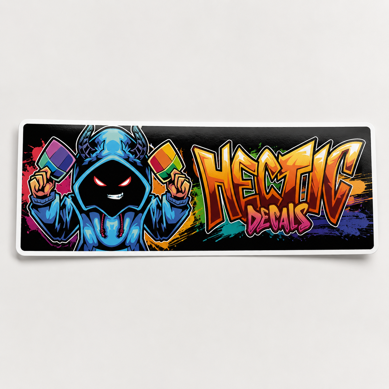 Bumper Hectic Decals sticker example