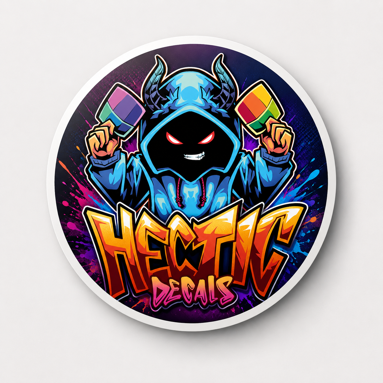 Circle Hectic Decals sticker example
